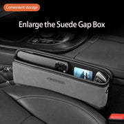 luxe car seat gap organizer PU leather, view 6 - MRSLM