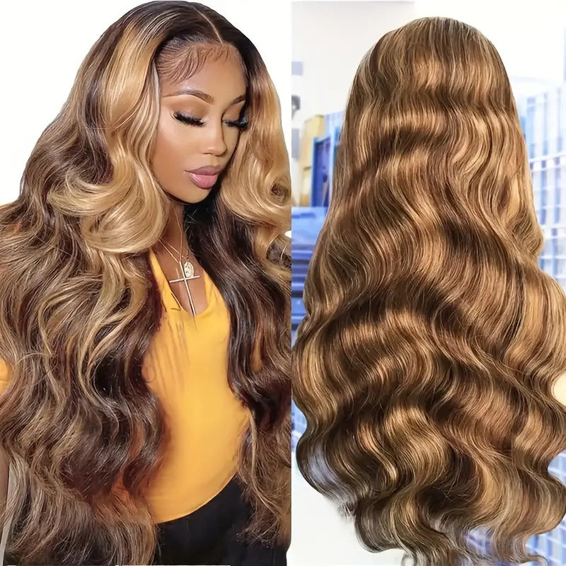 women's long curly full-head front lace wig, view 2 - MRSLM