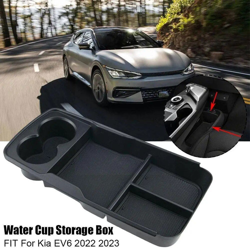 EV6 central armrest storage tray, view 3 - MRSLM