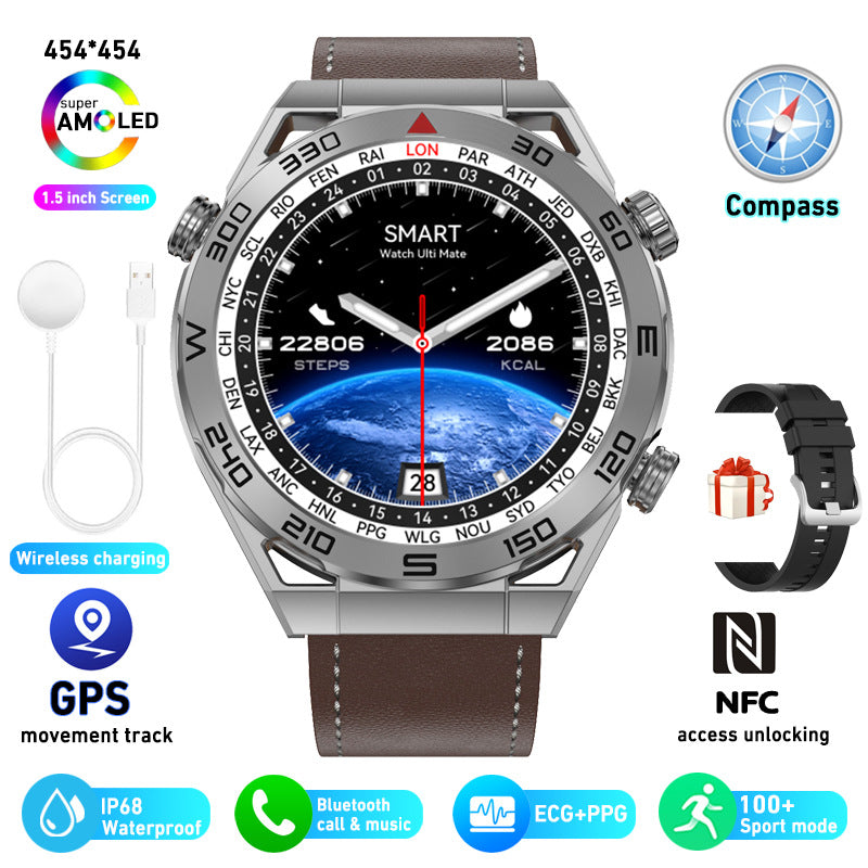amoled bluetooth calling smart watch, view 10 - MRSLM