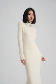 fishtail knit skirt dress, view 6 - MRSLM