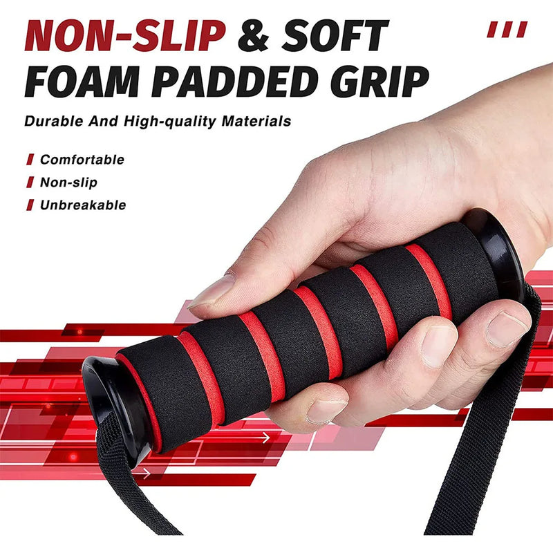 anti-slip foam handle resistance band grips, view 4 - MRSLM