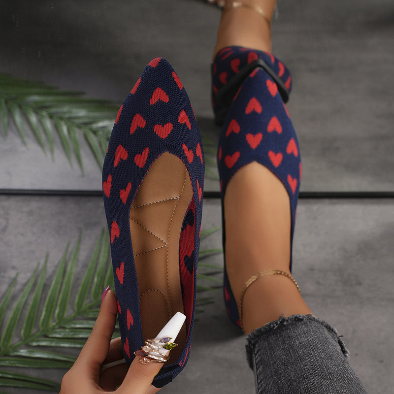 Light knit flat casual shoes, view 7 - MRSLM