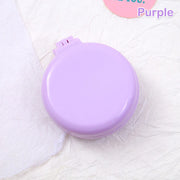 portable folding hair comb with mirror, view 5 - MRSLM