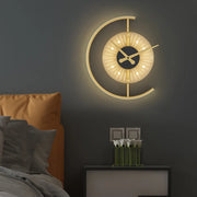 LED wall lamp with clock, view 5 - MRSLM
