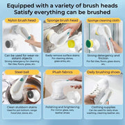 electric spin scrub brush, view 6 - MRSLM