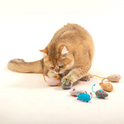 Interactive plush mouse toy for cats, view 11 - MRSLM