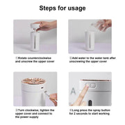 portable usb air humidifier, view 9 - MRSLM
