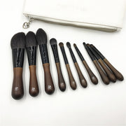 goat hair 10-piece makeup brush set, view 2 - MRSLM