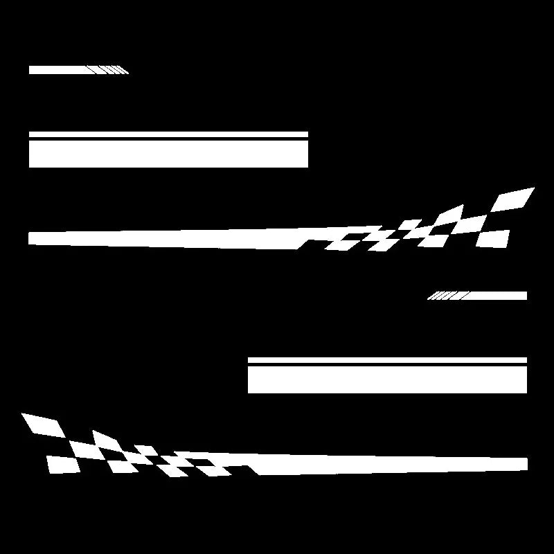 racing stripe decal set, view 2 - MRSLM
