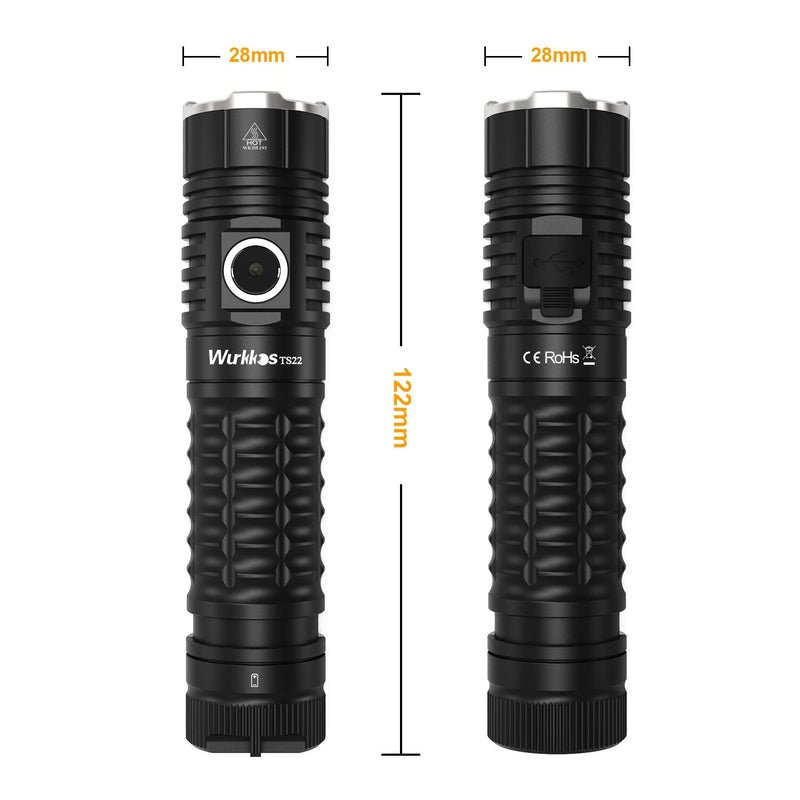 21700 LED flashlight, view 10 - MRSLM