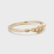 night sky star hollow zirconia ring, view 2 - MRSLM