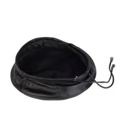 genuine leather retro beret cap, view 3 - MRSLM