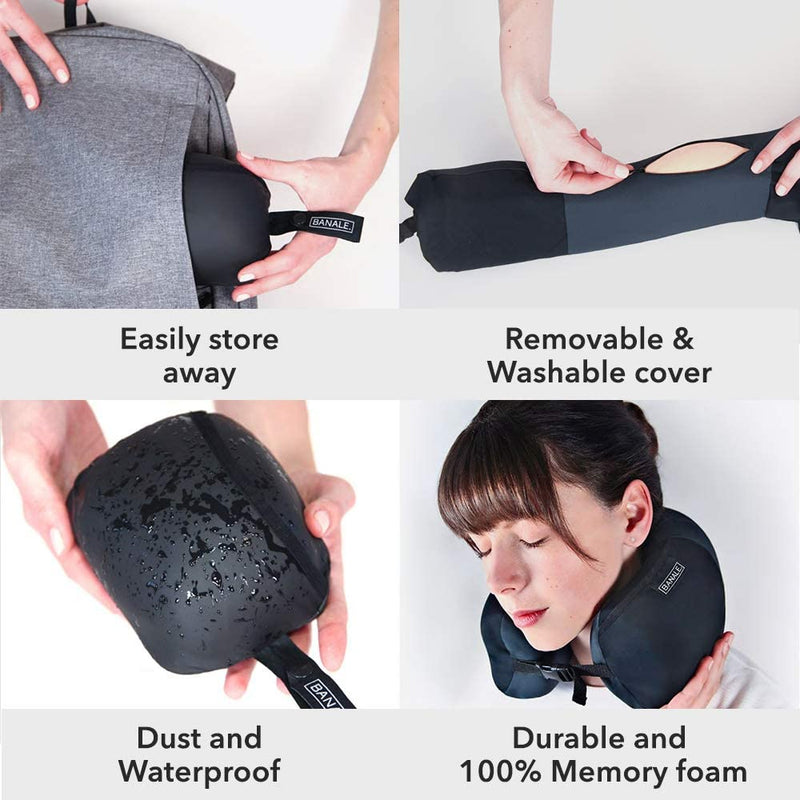 memory foam travel pillow, view 6 - MRSLM