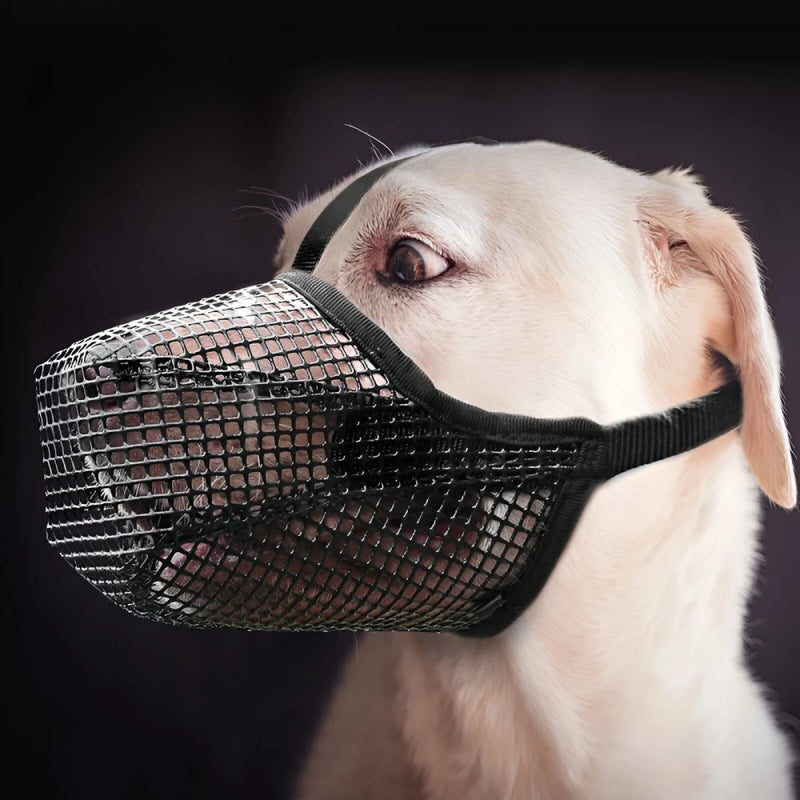 adjustable breathable dog muzzle, view 6 - MRSLM