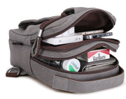 canvas crossbody bag, view 5 - MRSLM