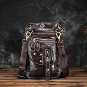 men's leather fanny pack, view 6 - MRSLM