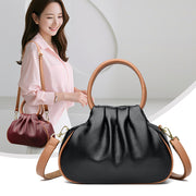large pleated leather crossbody bag - MRSLM
