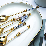 stainless steel dessert spoon, view 17 - MRSLM