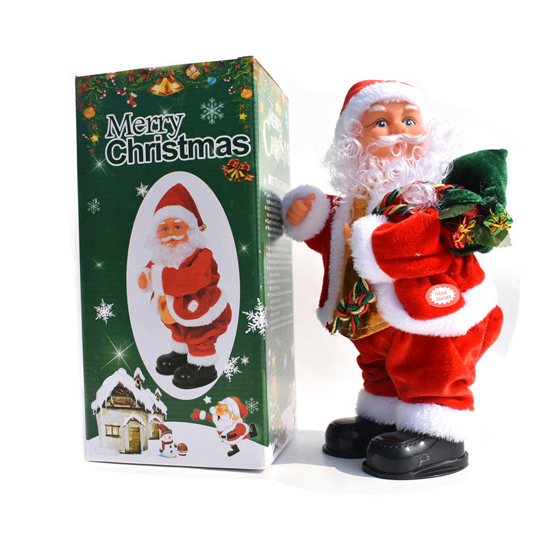 Dancing musical Santa figure, view 5 - MRSLM