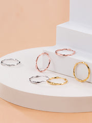 s925 silver hoop earrings, view 2 - MRSLM