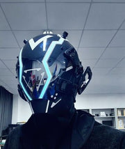 black costume mask prop, view 2 - MRSLM