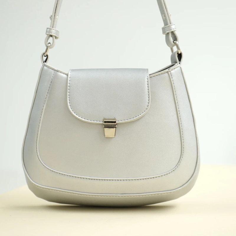 Vegan leather shoulder bag, view 5 - MRSLM