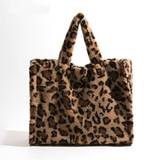 faux fur tote bag, view 5 - MRSLM