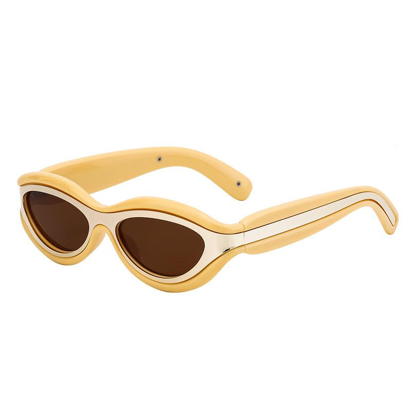 vintage steampunk round sunglasses, view 5 - MRSLM
