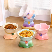 elevated gradient ceramic pet bowl - MRSLM