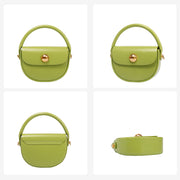 round crescent handbag, view 7 - MRSLM