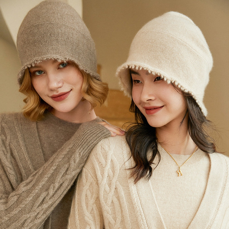cashmere knit hat, view 6 - MRSLM