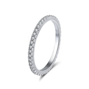 S925 silver zircon ring - MRSLM