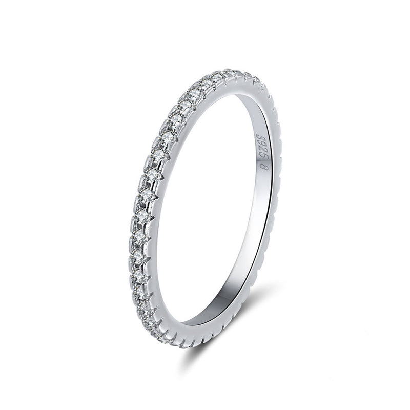 S925 silver zircon ring - MRSLM