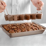 Square stainless steel brownie pan, view 3 - MRSLM