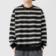 men's striped sweatshirt, view 5 - MRSLM