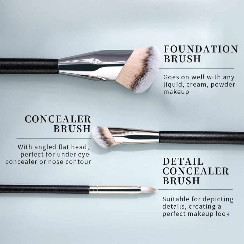angled liquid foundation brush, view 6 - MRSLM