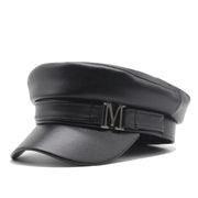 solid color pu beret - MRSLM