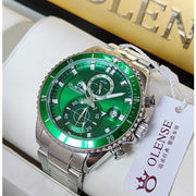 men's classic six-hand steel watch - MRSLM