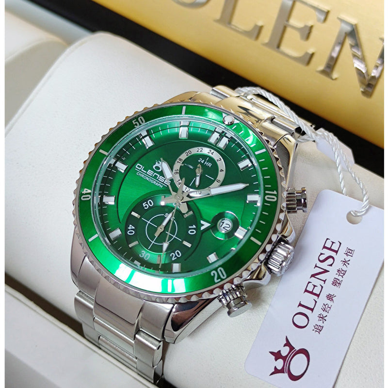 men's classic six-hand steel watch - MRSLM
