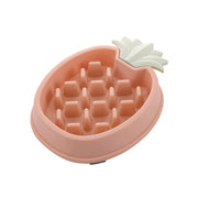 pineapple shape dog slow feeder bowl, view 4 - MRSLM