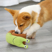 plush snail snuffle toy for dogs - MRSLM