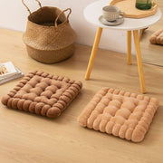 plush seat pad square back cushion, view 10 - MRSLM