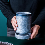 Japanese-style ceramic chopstick holder, view 4 - MRSLM