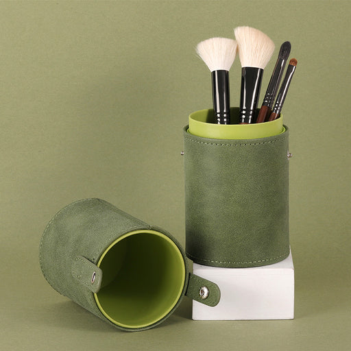 Green makeup brush holder - MRSLM