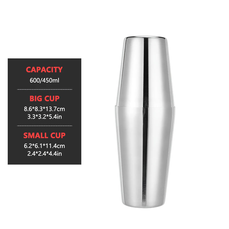 stainless steel cocktail shaker, view 2 - MRSLM