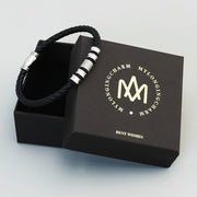 magnetic buckle rotating beads bracelet, view 3 - MRSLM