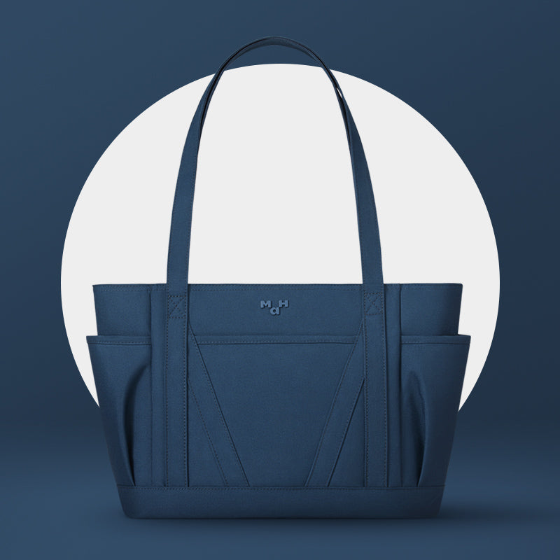 large capacity women's laptop tote bag, view 6 - MRSLM