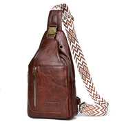 retro men's messenger bag, view 5 - MRSLM