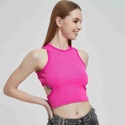 Ribbed knit Y2K tank top, view 29 - MRSLM